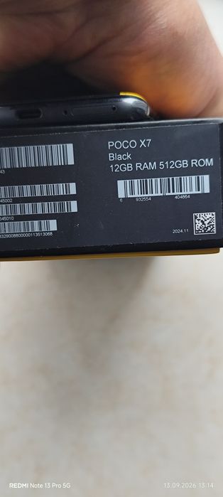 Poco x7 12/512..