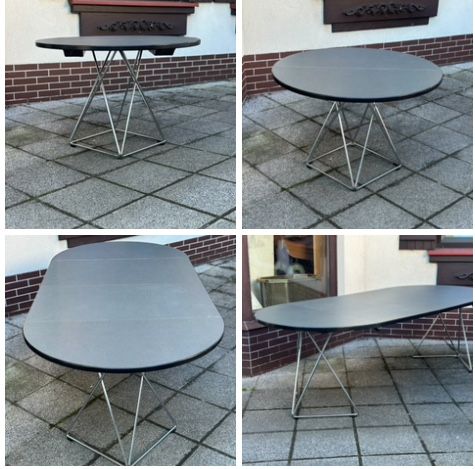 Thonet stół rozkładany średnica 120cm. Rozkladany na 180 lub 240cm