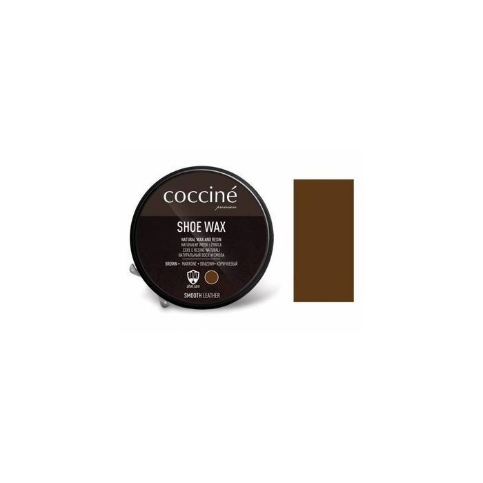 Wosk pasta do butów przeciw pękaniu skóry brązowy Coccine 40 ml