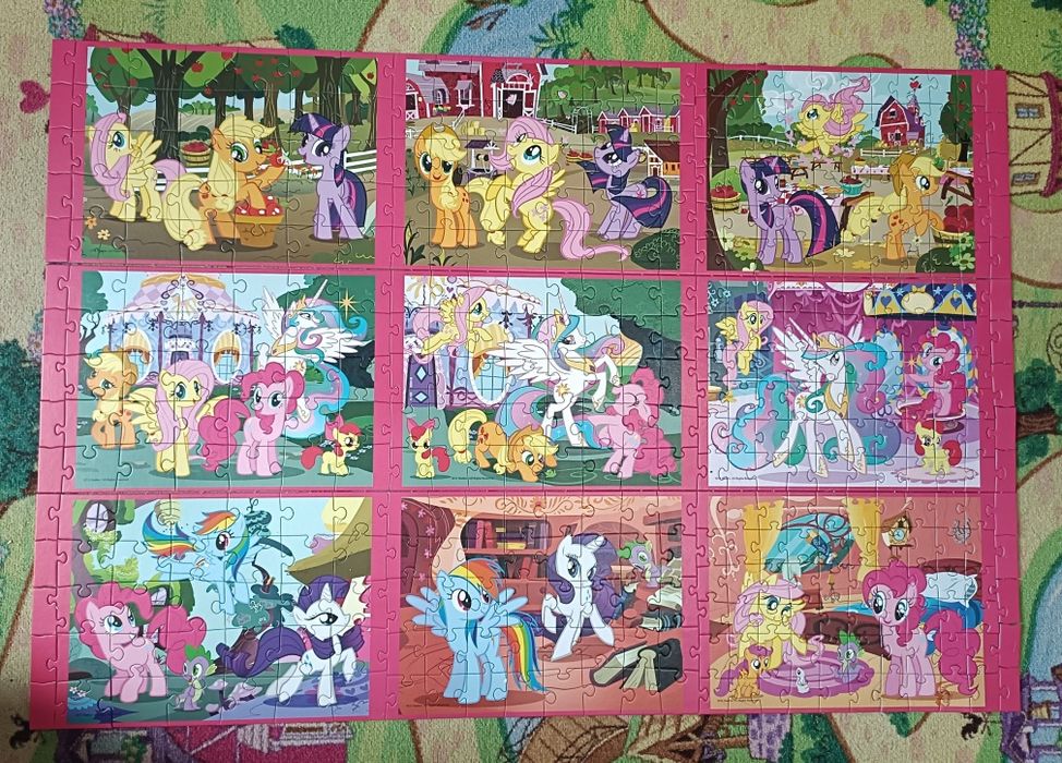 Mega puzzle Kompletne 390 elementów My Little Pony Trefl 4+ kucyki
