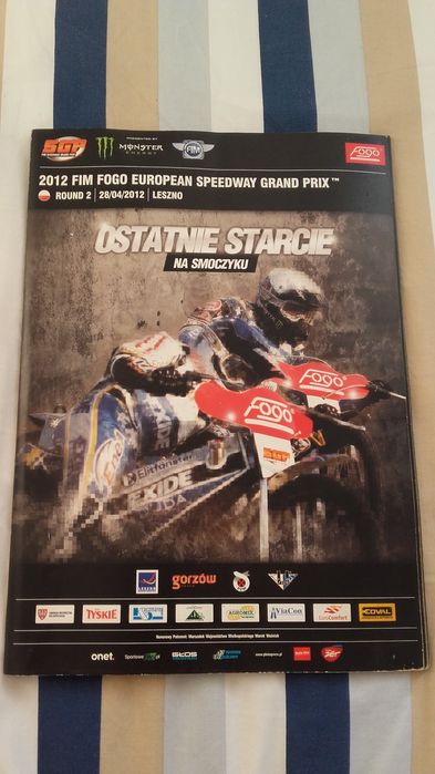 Program zawodów 2012 FIM FOGO European Speedway Grand Prix Unia Leszno