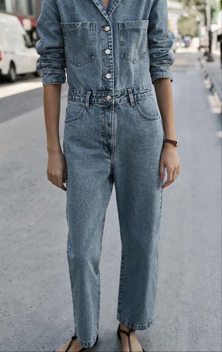 Джинсовый комбинезон Zara