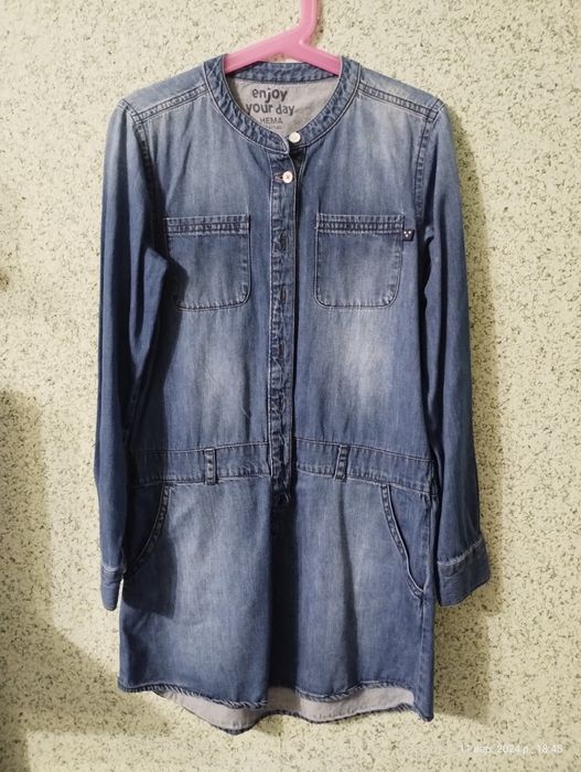 Джинсове плаття/сарафан/джинсовка