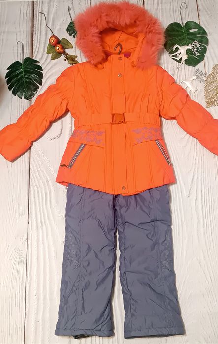 Костюм лижний для дівчинки. Зріст 128  см. Новий