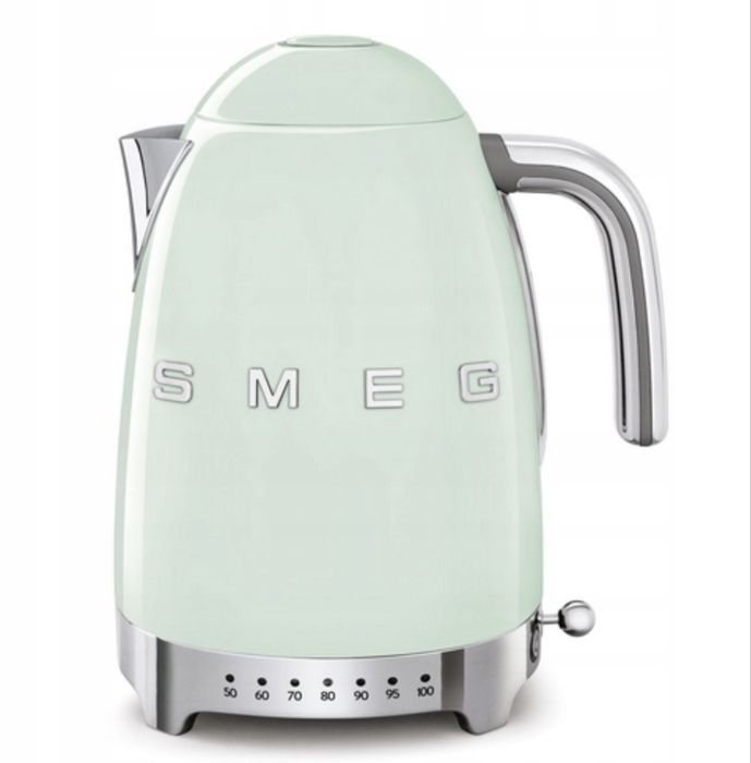 Czajnik Smeg pistacjowy z regulacją temperatury