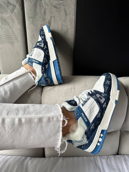 Sneakersy Louis Vuitton trainers blue