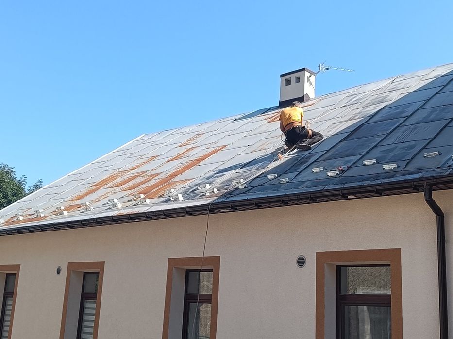 Фарбування дахів