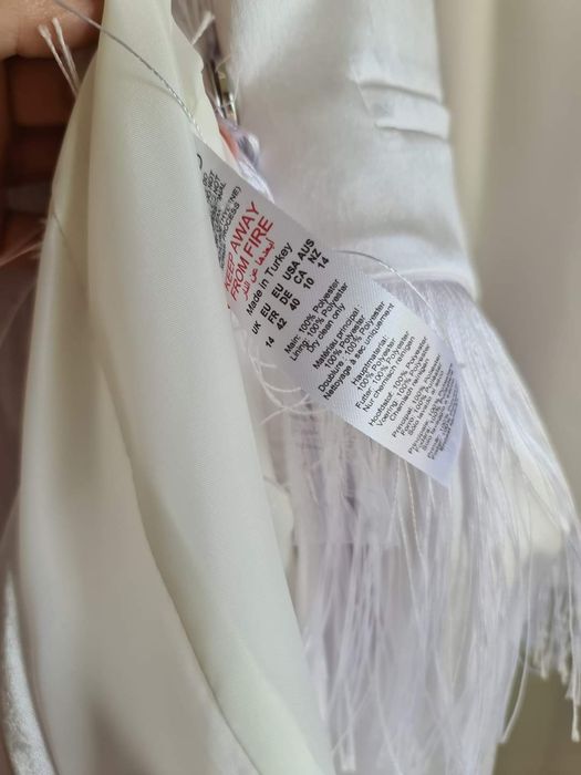 Sukienka  o kroju marynarki Nasty Gal frędzle