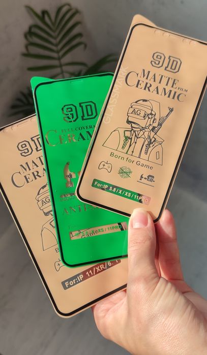 Захисне скло плівка кераміка на iPhone 7/8/SE2020 керамика айфон