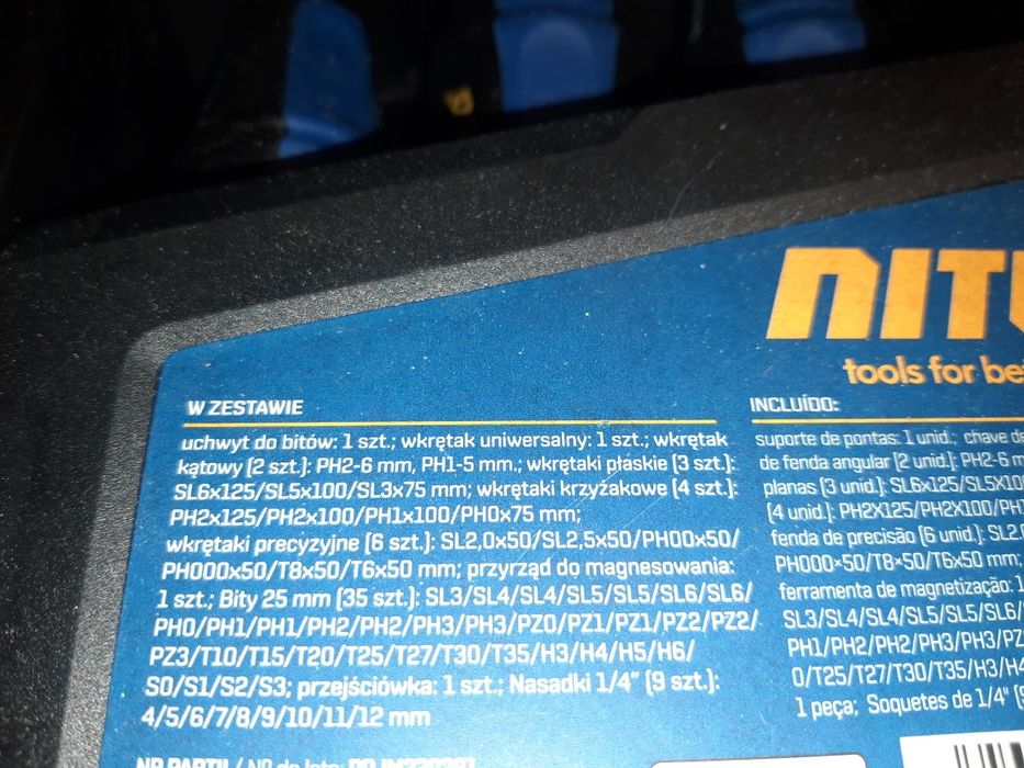 Zestaw wkrętaków wkrętaki śrubokręt śrubowkręt śrubokręt bity pz1 ph1