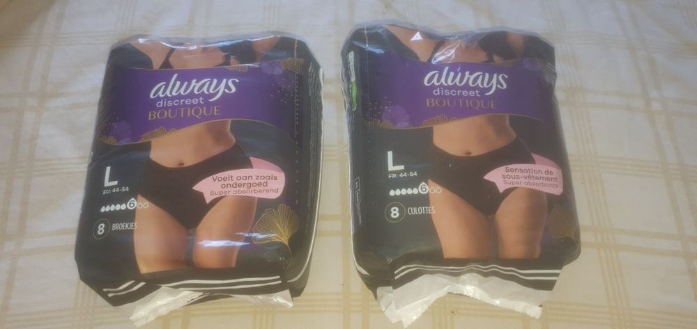 Always cuecas incontinência