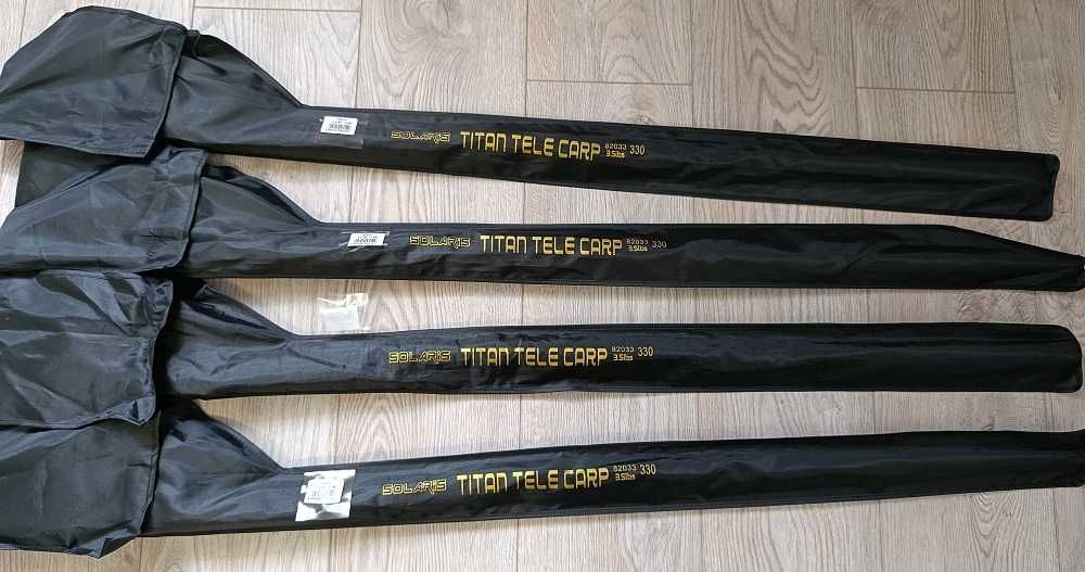 Комплект коропових вудилищ Titan Tele Carp 3.3m 3.5Lb