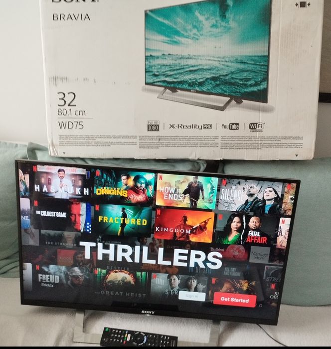 Smart WiFi SONY KDL 32WD750, Full HD 1920 x 1080, XR 200 Hz,