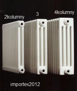 Grzejniki dekoracyjne  Zehnder Charleston 2 kolumnowe -50% WYMIARY