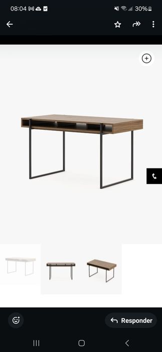 Secretaria nogueira e ferro preto