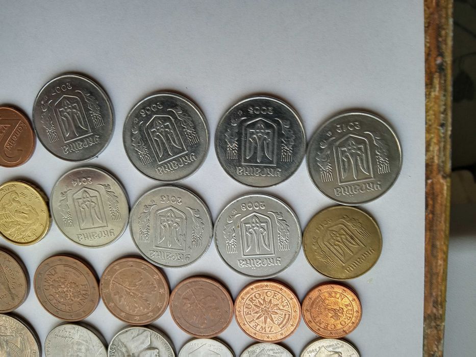 Монети світу Канада США Європа 65шт без повторів