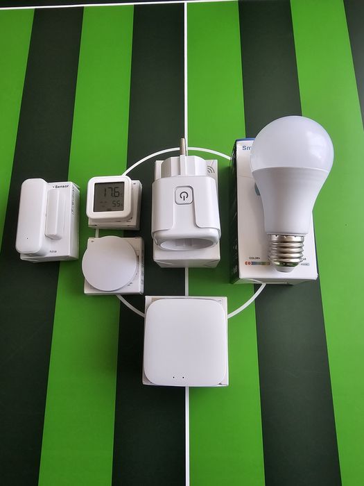 Casa Inteligente Zigbee Tuya – Hub + Sensores