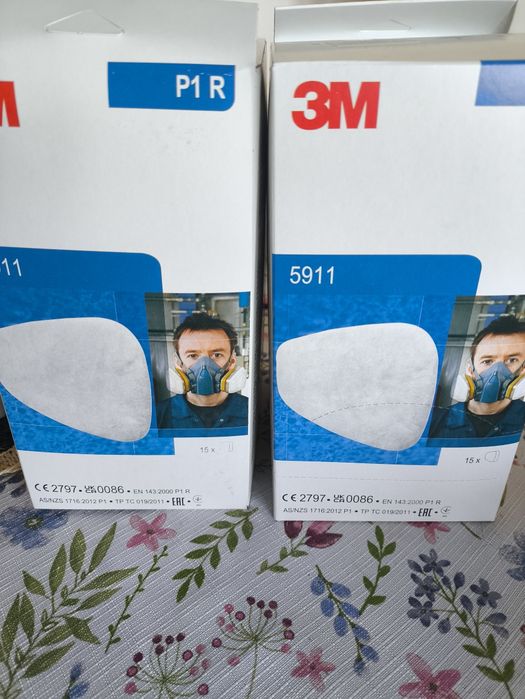 Filtry przeciwpyłowe 3M 5911 30 par