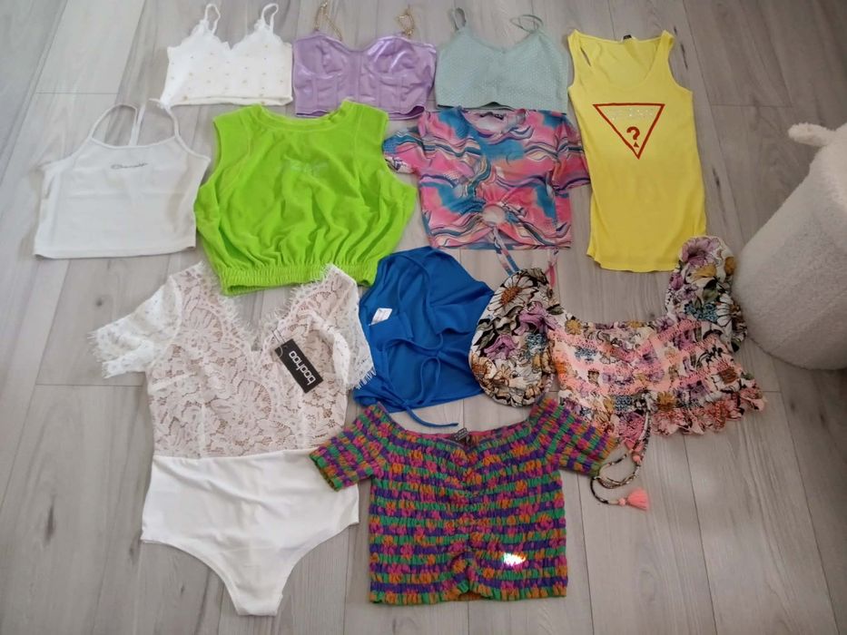 Zestaw paka 17 rzeczy Guess VS boohoo 34/36