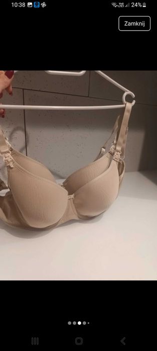 Biustonosz do karmienia 75e nipplex beżowy cielisty