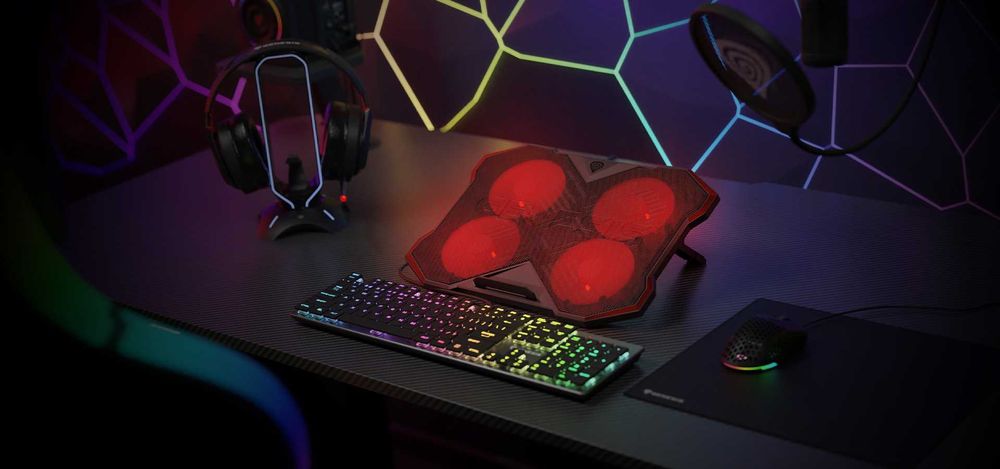 Підставка для ноутбука Genesis OXID 260 охлаждающая подставка до 17.3"