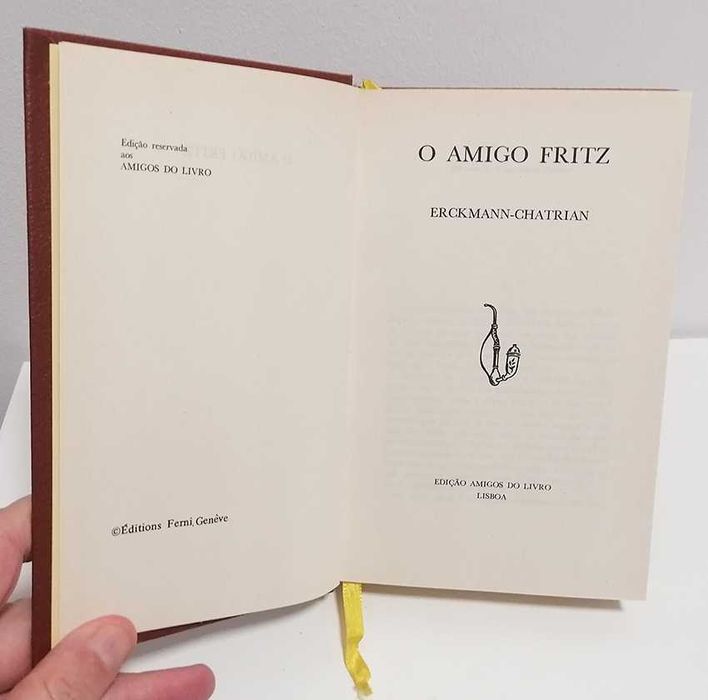 O Amigo Fritz, de Erckmann-Chatrian