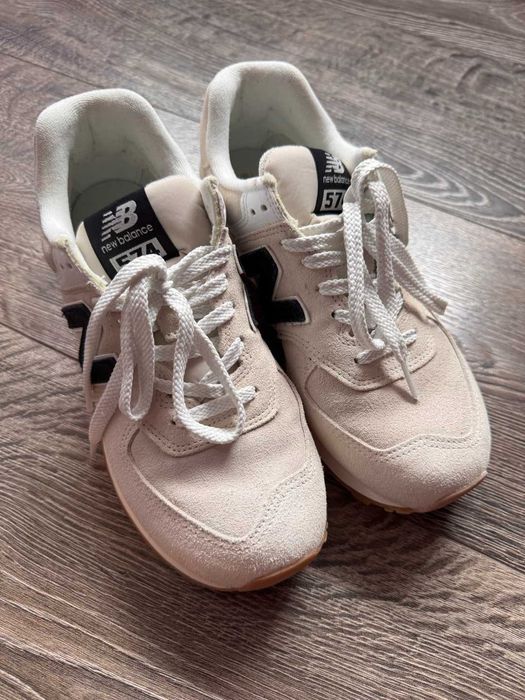 Beżowe sneakersy New Balance U574NWB