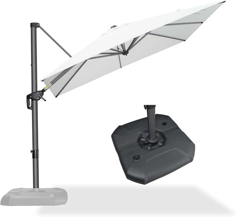 Nowy parasol ogrodowy / obrotowy 360° / 2,7x2,7m / taras/ UV / A3469!