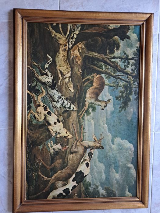 Quadro pintado a mão