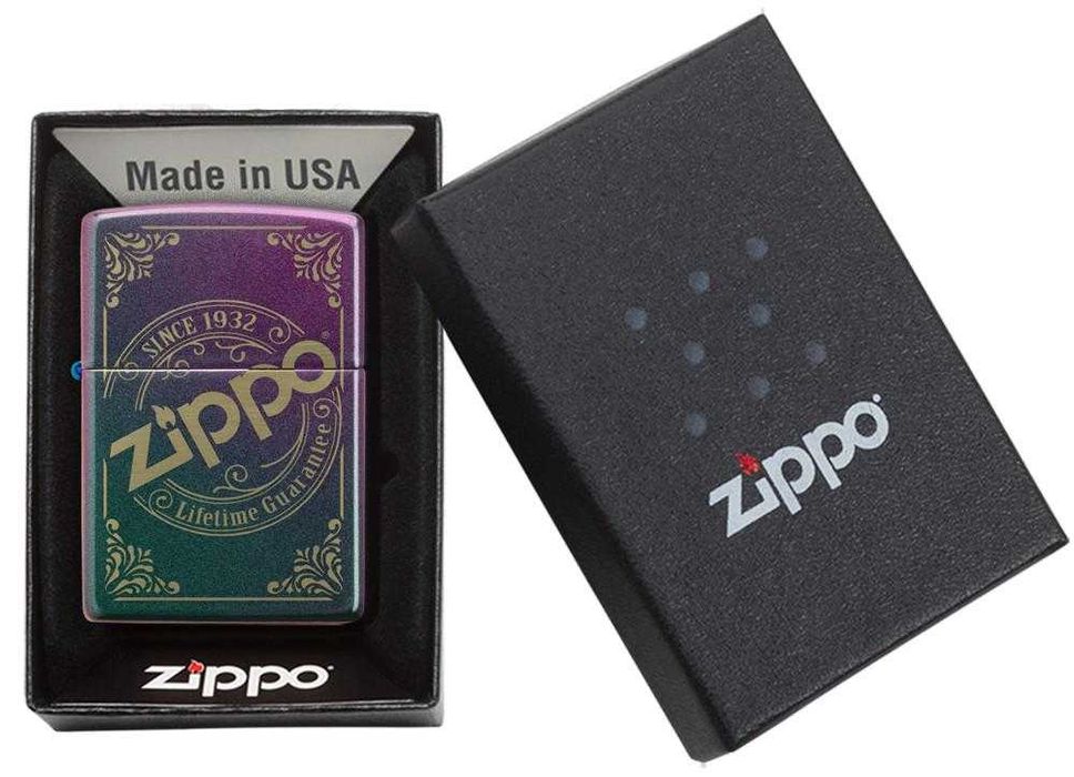 Zapalniczka Zippo Since 1932 Design Logo Iridescent Laser 60.00.55.27