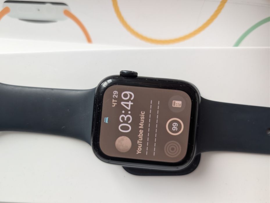 Apple Watch SE 2 GPS 44mm Midnight Aluminium