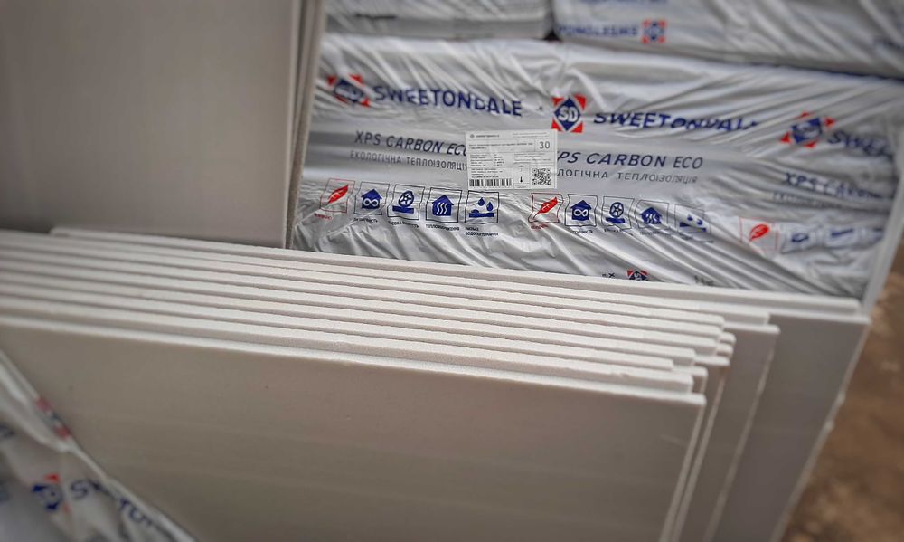 Экструдированный пенополистирол CARBON ECO,Экструдер, Техноплекс