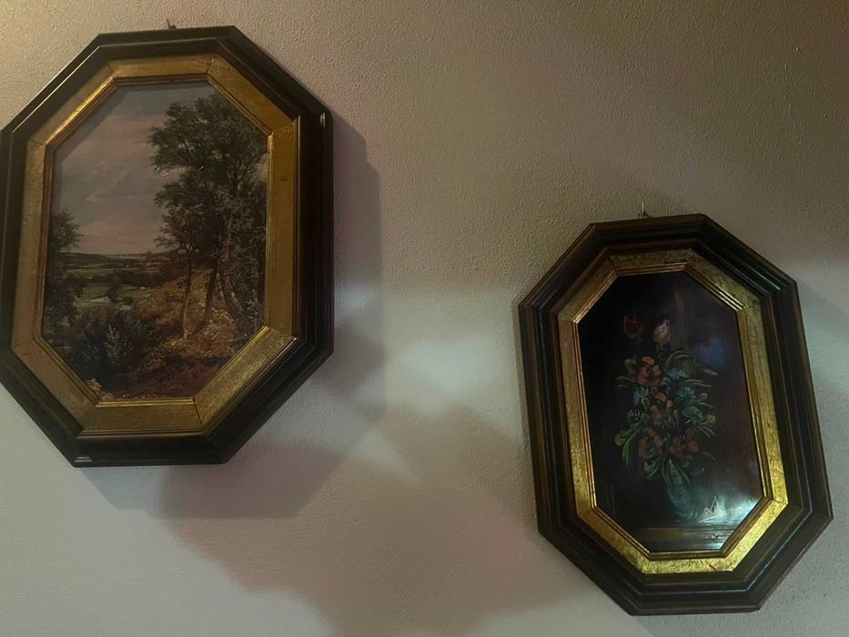 Dois quadros em perfeito estado de conservação