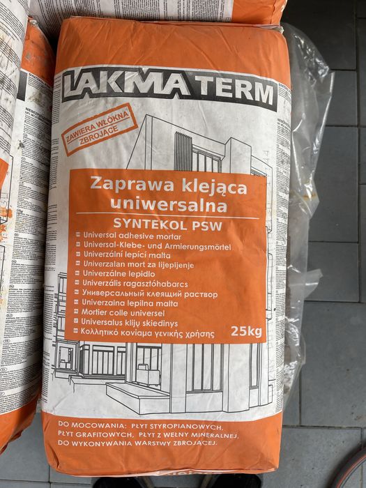 Zaprawa klejąca uniwesalna  Lakma term Syntekol psw