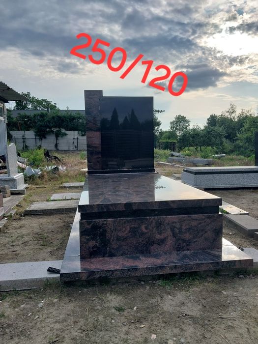 Nagrobki grobowce 250cm na 120