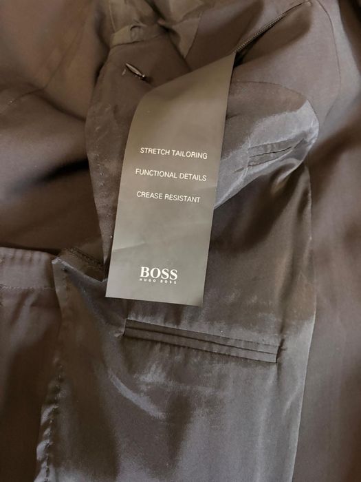 Костюм Hugo Boss Travel Stretch, оригінал, чорний, розмір 46 (S/M)