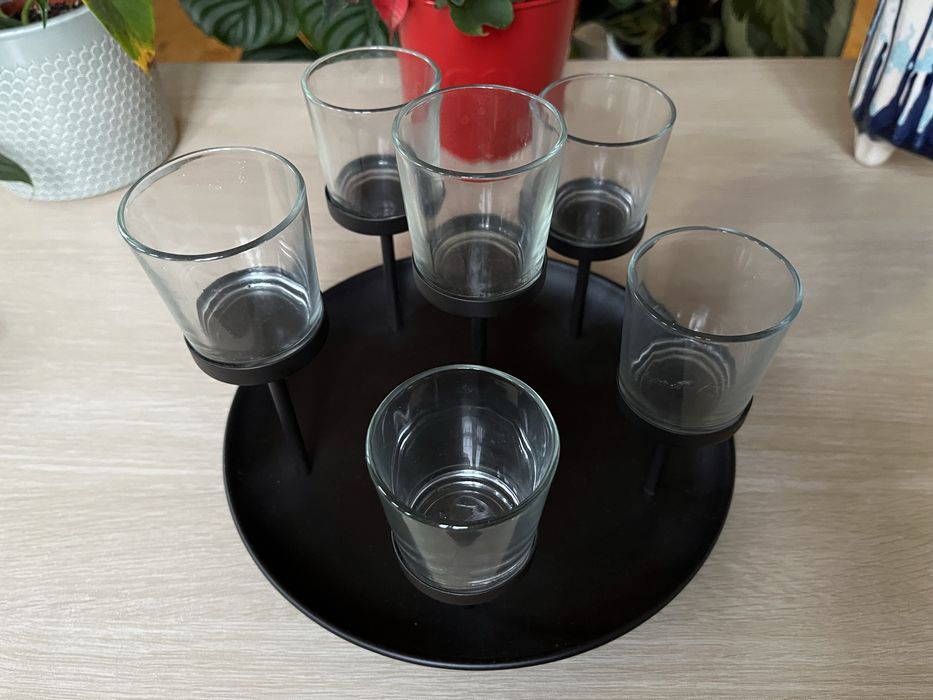 Świecznik od Tchibo na 6 tealight-ów. Na święta. Na prezent.