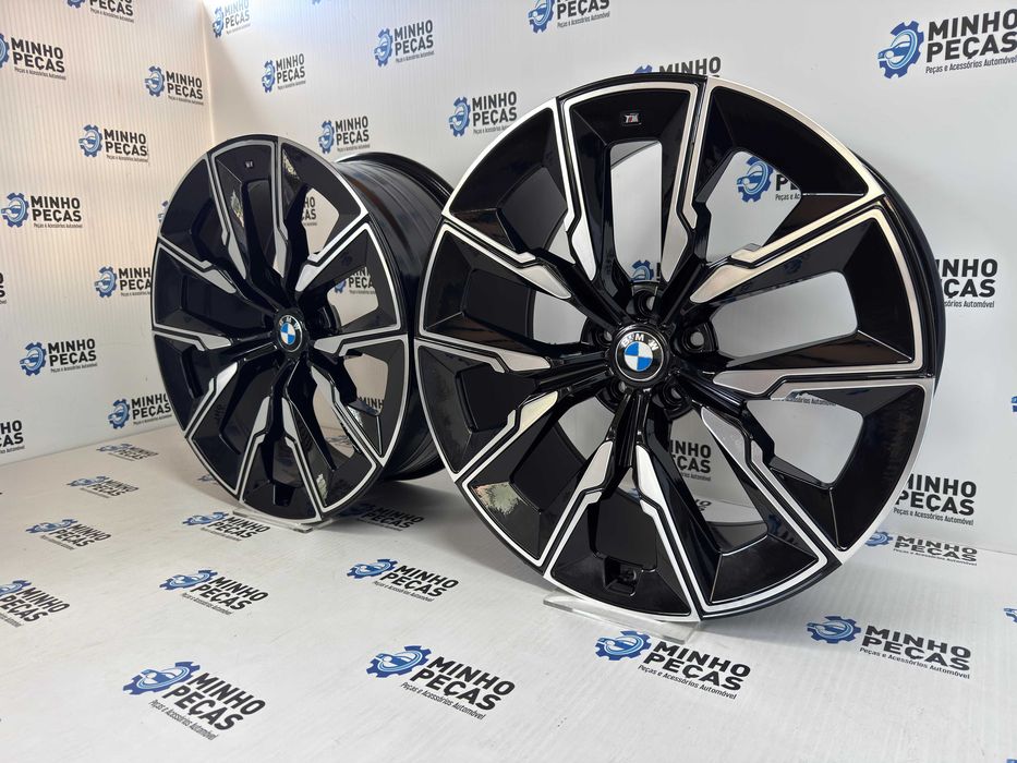 Jantes Look BMW em 21 (5x112) preto e polido