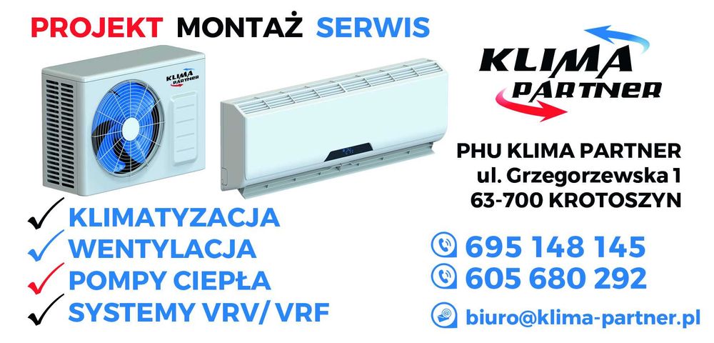 KLIMATYZACJA - Projekt Montaż Serwis