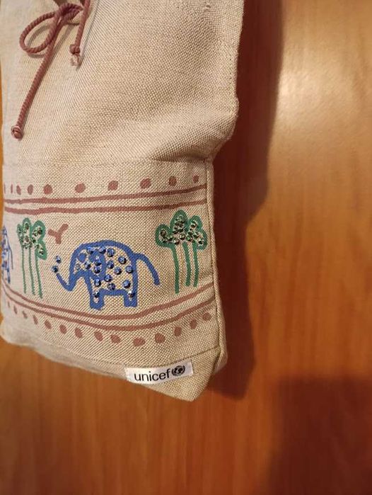 Saco em juta "Unicef"