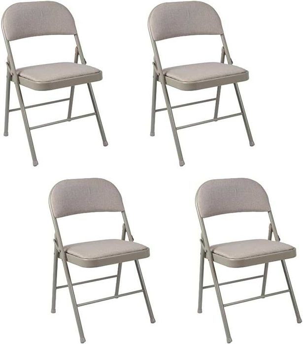 Nowe stabilne składane krzesła / krzesło / taboret / 4-SZTUK !W344!