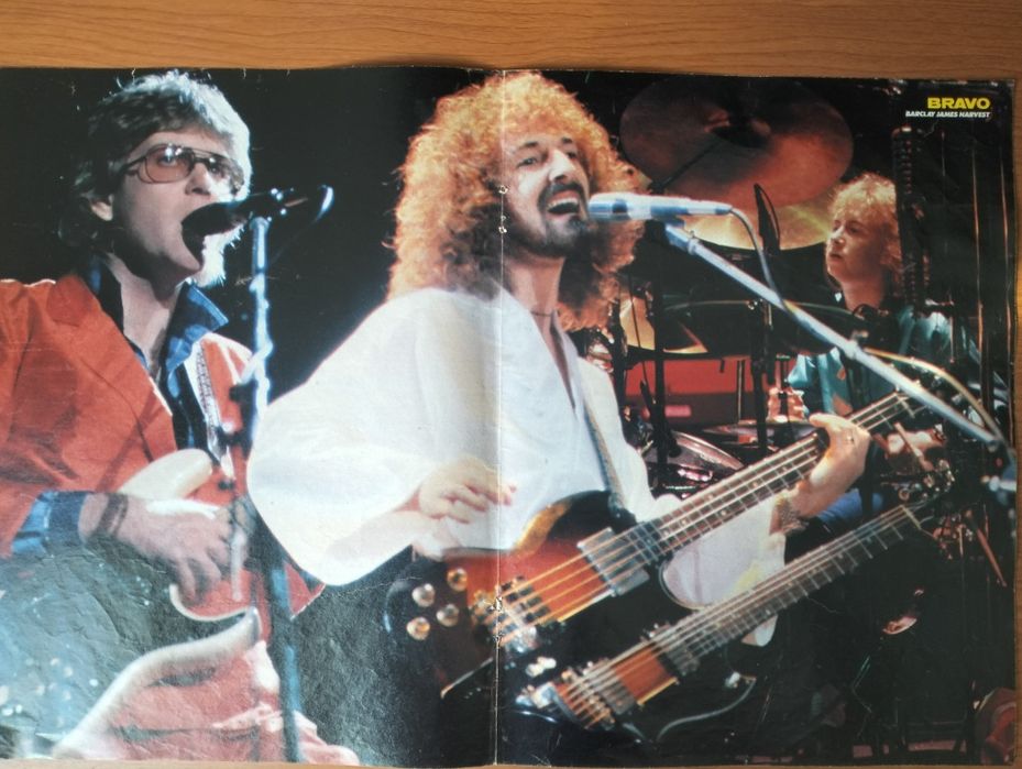 Antigo poster Barclay James Harvest