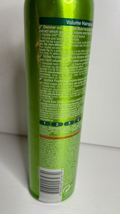 GARNIER Fructis Lakier do włosów Volume 4 250ml (102)
