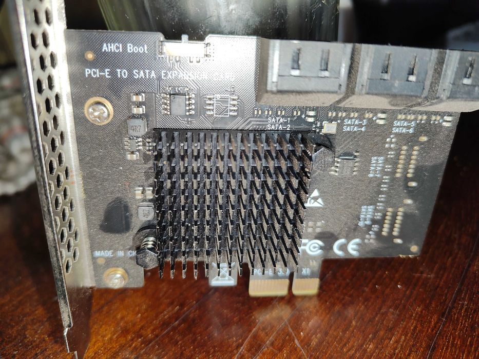 Pci-e 3.0 to sata III_6 сhanel_x1
