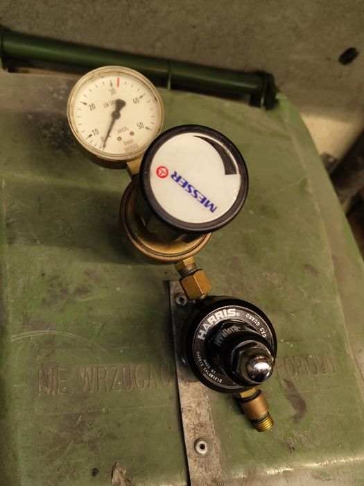 Reduktor messer ekonomizer gazu Harris argon co2 tig mig mag  spawalniczy