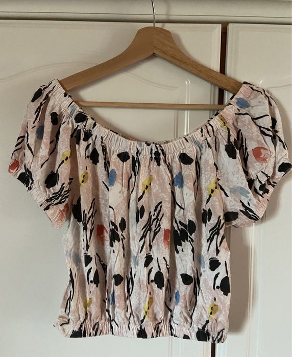 Top colorido da Zara