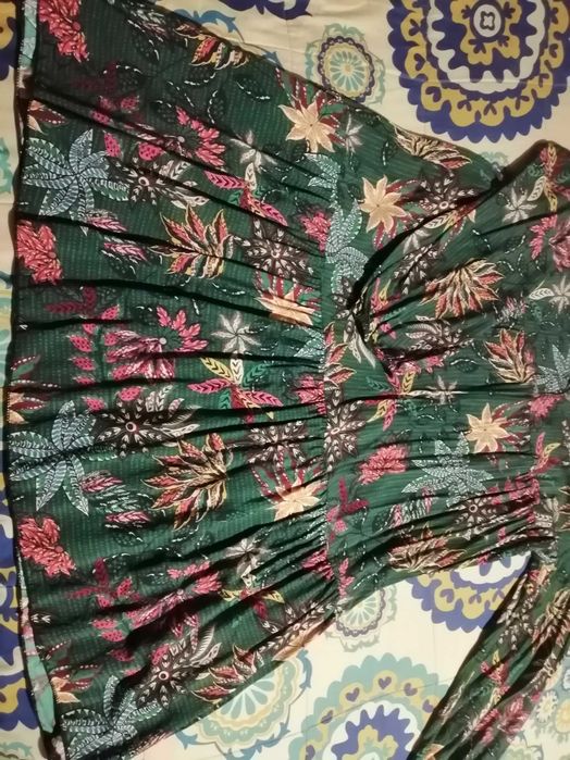 Vestido flores novo M até XL!