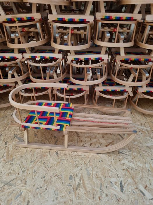 Sanki drewniane dla dzieci producent hurt detal