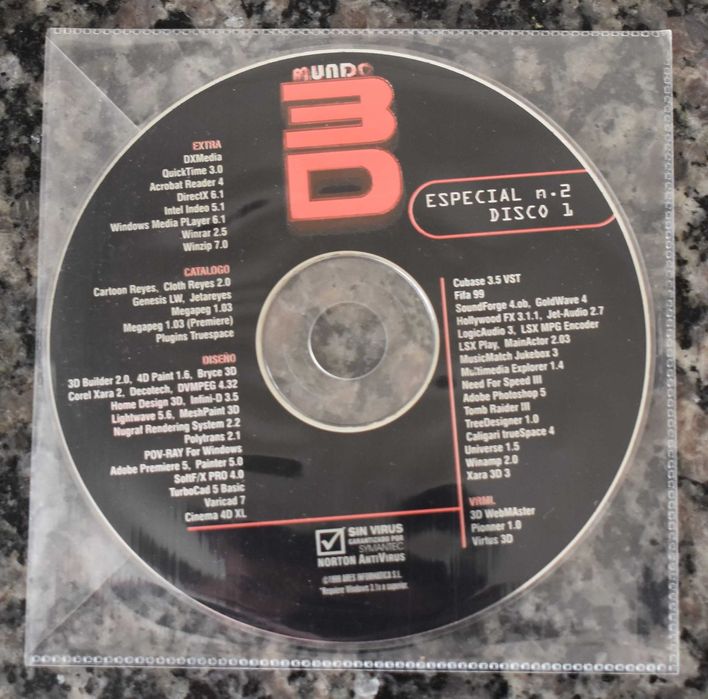 Revista Mundo 3D Especial N.2 + 3 CD-ROM' s