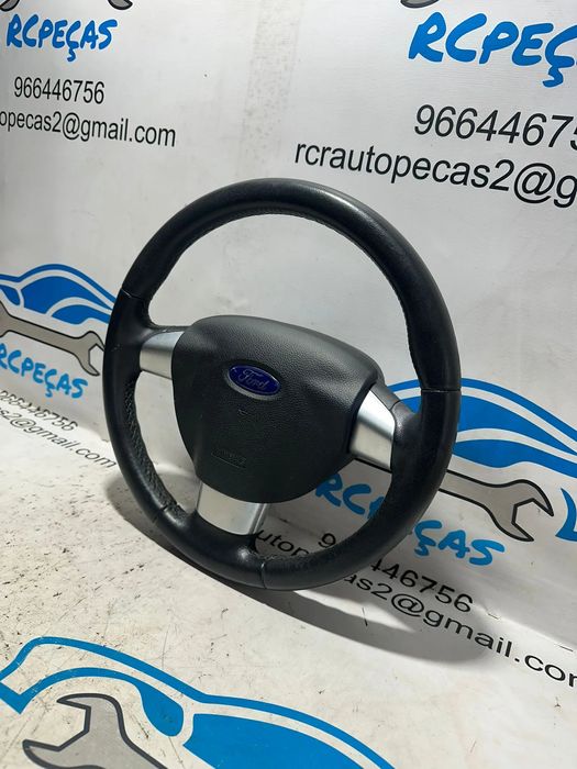Volante Completo Pele Ford Focus 2 Mk2 3 Braços